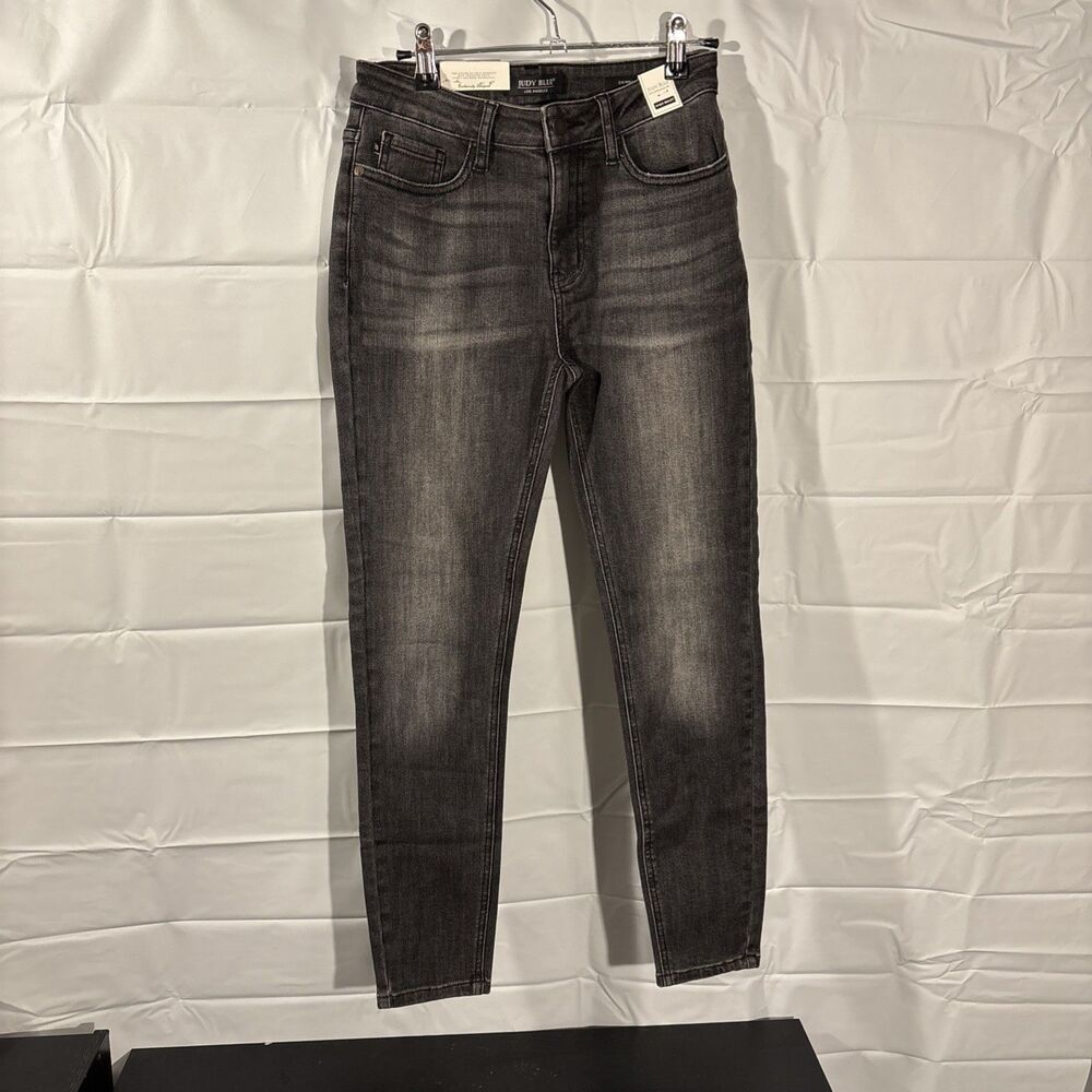NWT Judy Blue High Waist Skinny Fit Jeans Women’s 5/27 Faded Black